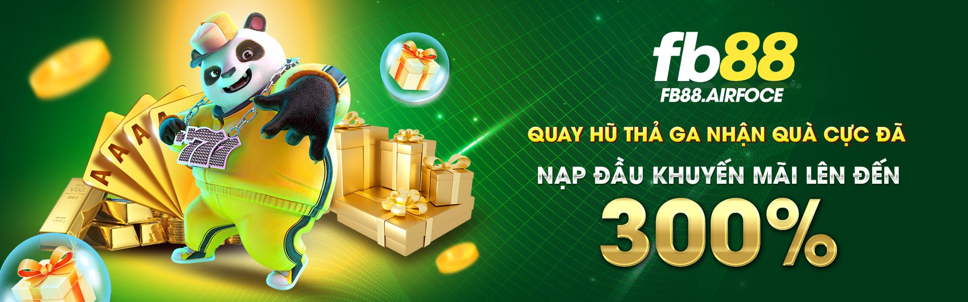 Banner Nạp lần đầu khuyến mãi đến 300%